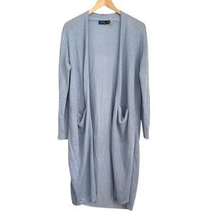 Polo Ralph Lauren Linen Long Open Front Cardigan